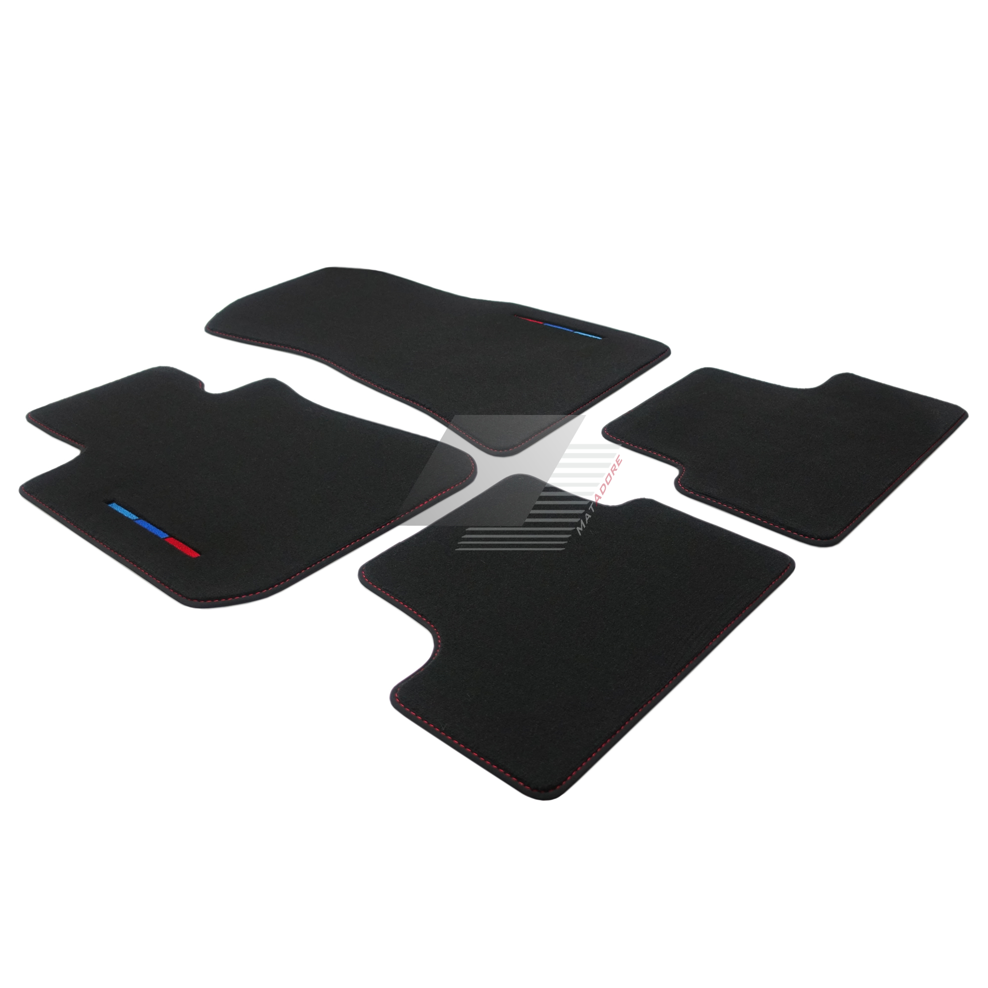 BMW 5 E34 Floor Mats 1988-1996 #M Stripe